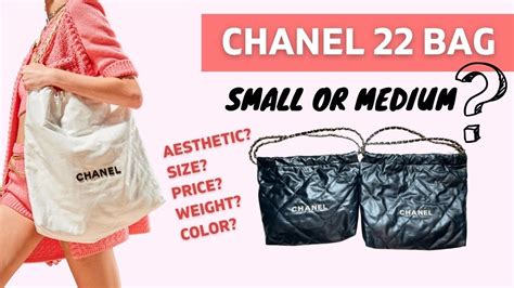 chanel 22 shopping bag|chanel 22 bag size comparison.